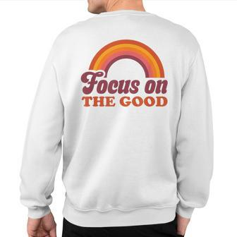 Focus On The Good Summer Road Trip Collection Sweatshirt Back Print | Mazezy
