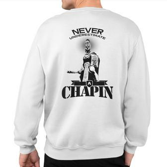 Guatemala Tecun Uman Never Underestimate A Chapin Sweatshirt Back Print | Mazezy DE