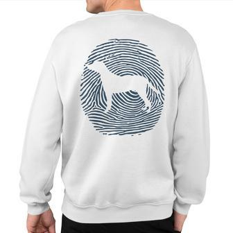 Hamiltonstovare Dna Fingerprint I Dog Hamiltonstovare Sweatshirt Back Print | Mazezy