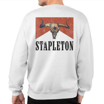 Howdy Stapleton Western Style Team Stapleton Family Reunion Sweatshirt Back Print - Thegiftio UK