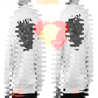 Love Kinkajous I Love Kinkajous Graphic Sweatshirt Back Print | Mazezy