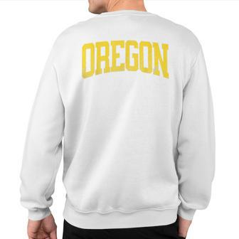 Oregon Vintage City Sweatshirt Back Print - Thegiftio UK