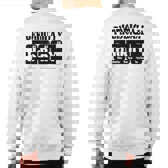 Periodically Horny Adult Chemistry Periodic Table Sweatshirt Back Print | Mazezy