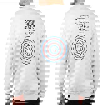 Structural Dynamics Of Flow Sweatshirt Back Print | Mazezy