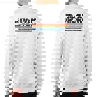 Vintage 70S 80S Style Borger Tx Sweatshirt Back Print | Mazezy