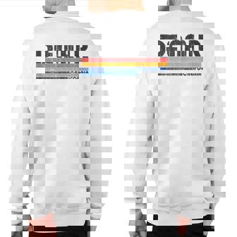 Vintage 70S 80S Style Denair Ca Sweatshirt Back Print | Mazezy