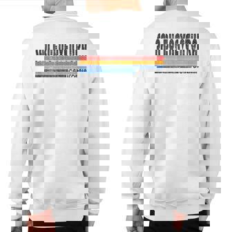 Vintage 70S 80S Style San Buenaventura Ca Sweatshirt Back Print | Mazezy