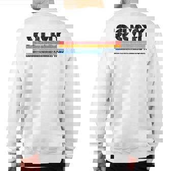 Vintage 70S 80S Style Solvay Ny Sweatshirt Back Print | Mazezy