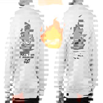 Woot May All Your Bacon Burn Sweatshirt Back Print | Mazezy
