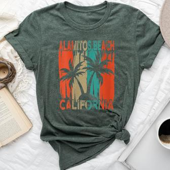 Alamitos Beach California Retro Bella Canvas T-shirt | Mazezy