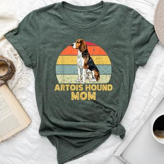 Artois Hound Dog Mom Retro Vintage Dogs Owner & Lover Bella Canvas T-shirt | Mazezy
