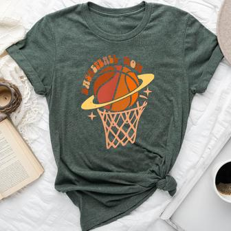 In My Basketball Mom Era Basketball Mama On Pocket & Back Bella Canvas T-shirt - Thegiftio UK