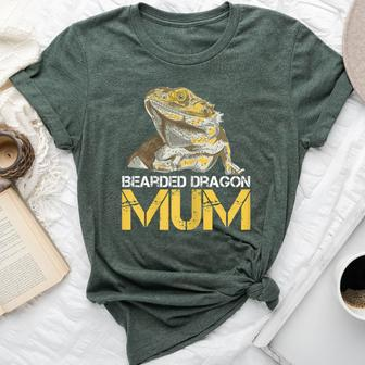Bearded Dragon Mom Mum Mother Bella Canvas T-shirt | Mazezy