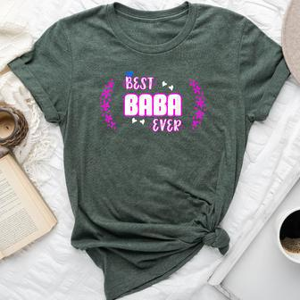 Best Baba Ever Serbian And Ukrainian Grandma Bella Canvas T-shirt | Mazezy