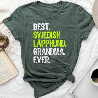 Best Swedish Lapphund Grandma Ever Dog Lover Bella Canvas T-shirt | Mazezy