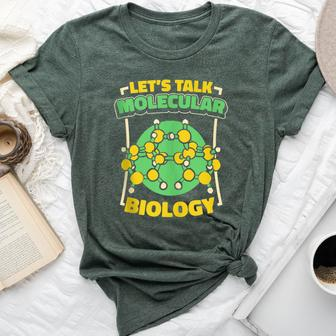 Biology Molecules Science Teacher Molecular Biologist Bella Canvas T-shirt | Mazezy
