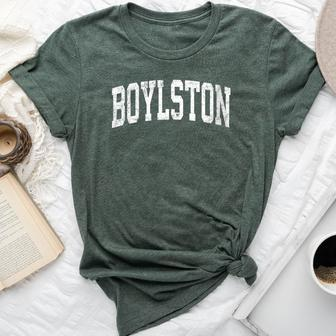 Boylston Massachusetts Ma Vintage Athletic Sports Bella Canvas T-shirt | Mazezy