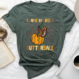 I Came In Like A Butterball Thanksgiving Turkey Men Bella Canvas T-shirt - Monsterry