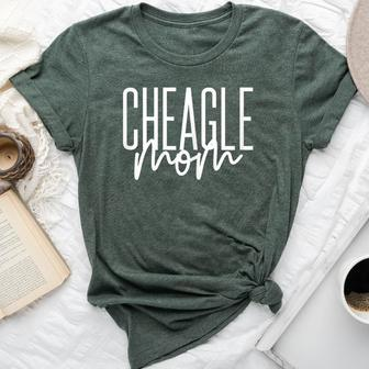 Cheagle Mom Chihuahua Beagle Mix Cheagle Dog Love My Cheagle Bella Canvas T-shirt | Mazezy