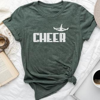 Cheerleading Cheer Coach Mom Dad Cheerleader Bella Canvas T-shirt | Mazezy