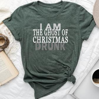Christmas Carol Ghost Quote Drunk Bella Canvas T-shirt | Mazezy