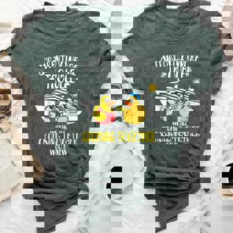 Cruising Ducks Group Family Cruise Vacation Trip Travel Bella Canvas T-shirt | Mazezy