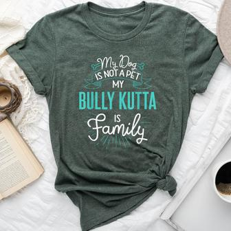Cute Bully Kutta Family Dog For Men Bella Canvas T-shirt | Mazezy
