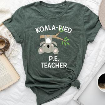 Cute Koala Pe Teacher Pun Gym Bella Canvas T-shirt - Monsterry