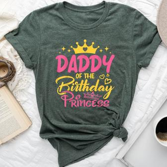 Daddy Of The Birthday Princess Girls Party Family Matching Bella Canvas T-shirt | Mazezy CA