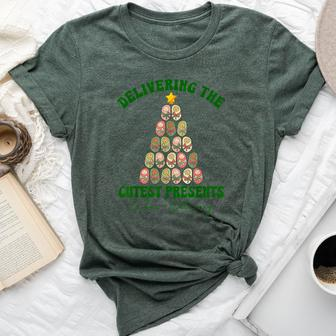 Delivering The Cutest Presents L D Nurse Christmas Tree Bella Canvas T-shirt - Seseable