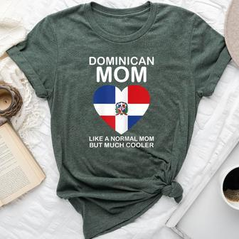 Dominican Mom Dominican Republic Woman Dominicana Bella Canvas T-shirt | Mazezy