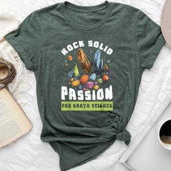 Earth Science Geology Teacher Geoscience Geologist Bella Canvas T-shirt | Mazezy