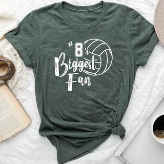 Eight 8'S Biggest Fan Volleyball Mom Volleyball Dad Bella Canvas T-shirt | Mazezy DE