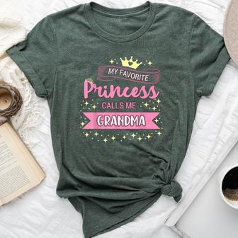 My Favorite Princess Calls Me Grandma Nana Bella Canvas T-shirt | Mazezy