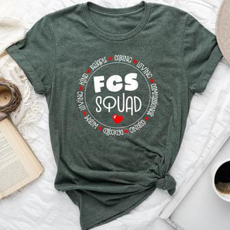Fcs Squad Teacher Elective Team Facs Teacher Crew Bella Canvas T-shirt | Mazezy