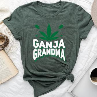 Ganja Grandma Weed Marijuana Bella Canvas T-shirt | Mazezy