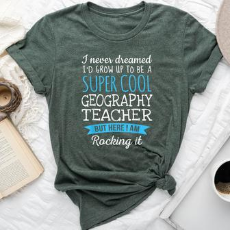 Geography Teacher Appreciation Bella Canvas T-shirt | Mazezy DE