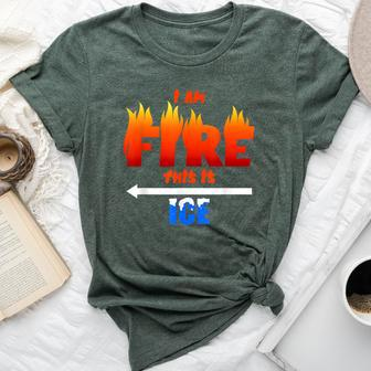 Ice And Fire Costume Halloween Family Matching Bella Canvas T-shirt - Seseable
