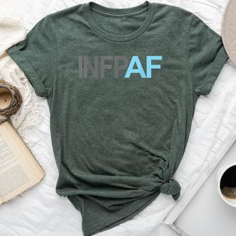 Introvert Sarcastic Personality Humor Infp Af Bella Canvas T-shirt | Mazezy
