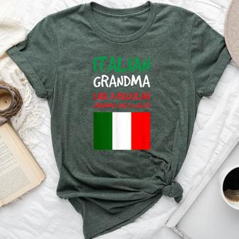 Italian Italian Grandma Grandmother Bella Canvas T-shirt | Mazezy