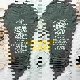 Meteorology Teacher Skip School Bella Canvas T-shirt | Mazezy