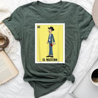 Mexican For Teachers El Maestro Bella Canvas T-shirt | Mazezy