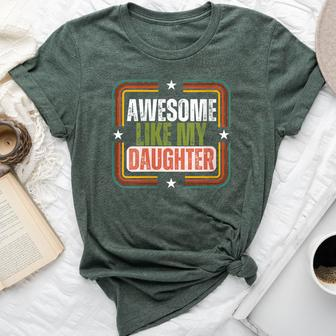 Mom & Dad From Daughter Parents' Day Bella Canvas T-shirt | Mazezy