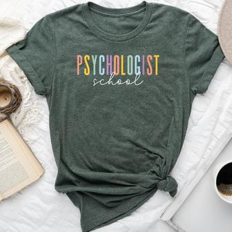 Psychology Teacher Appreciation School Psychologist Bella Canvas T-shirt | Mazezy