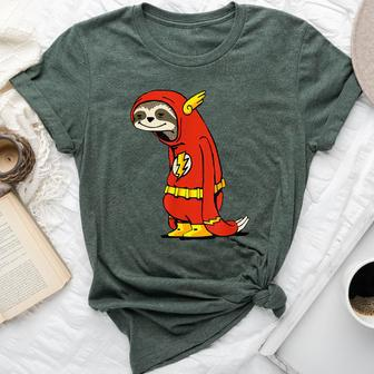 Sloth Flash For Men And Children Bella Canvas T-shirt | Mazezy