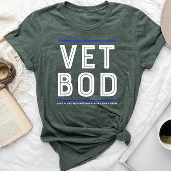 Veteran Vet Bod Retired Active Duty Bella Canvas T-shirt | Mazezy