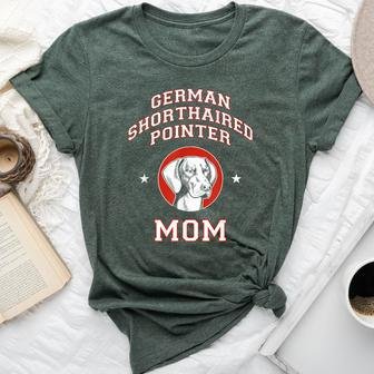 German Shorthaired Pointer Mom Dog Mother Bella Canvas T-shirt | Mazezy