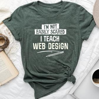 For Teacher Teach Web Bella Canvas T-shirt | Mazezy