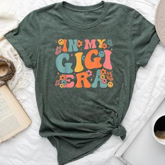 In My Gigi Era Baby Announcement For Grandma Mother's Day Bella Canvas T-shirt - Seseable