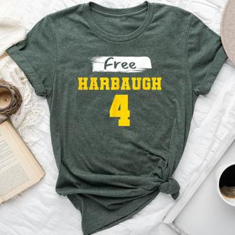 Harbaugh 4 Fall Season Bella Canvas T-shirt - Monsterry